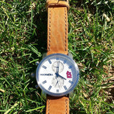 St. Louis cardinals apollo watch with brown leather bands